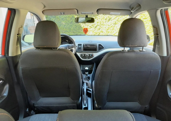 Kia Picanto cena 21900 przebieg: 44000, rok produkcji 2011 z Jarocin małe 172